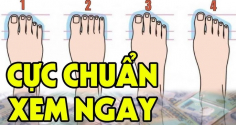 4 nét tướng bàn chân giàu có