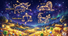 4 cung hoàng đạo may mắn nhất cuối tuần 18 - 19/7: Tài lộc gõ cửa, cơ hội tốt không phải ai cũng gặp