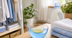 Chỉ cần cho một miếng chanh vào nước xả quần áo, công dụng bất ngờ