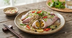 Cách hấp mực sả ớt giòn sần sật không tanh chút nào