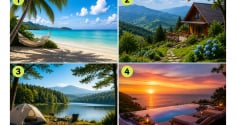 Chọn 1 khung cảnh mùa hè mà bạn muốn tới nghỉ ngơi nhất xem trạng thái tinh thần, nhiều người thấy rất đúng
