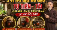 3 vị trí đặt hũ gạo tụ Tiền - Tài, chủ nhà làm gì cũng thuận