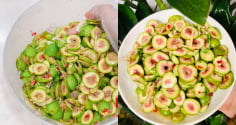Mẹo làm sung muối xổi, ăn cùng ốc luộc, thịt nướng hay cơm trắng đều ngon