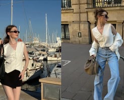 Phong cách “French girl summer” đang được yêu thích: Càng tối giản càng tạo cảm giác sang trọng