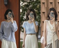 Phong cách tối giản thanh lịch lên ngôi trong mùa hè với gam màu dịu nhẹ và phom dáng thoải mái