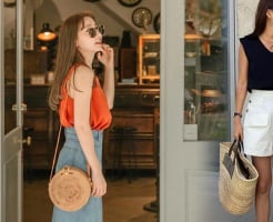 Túi cói - món phụ kiện mùa hè giúp mọi bản phối trở nên thanh lịch và cuốn hút