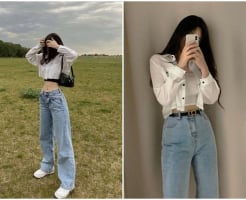 3 cách phối quần jeans loe chuẩn phong cách Pháp, vừa hack dáng vừa ghi điểm thanh lịch
