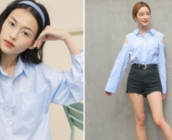 Sơ mi xanh – Item mùa hè đơn giản nhưng mặc lúc nào cũng đẹp