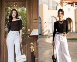 Quần trắng trở lại mạnh mẽ trong mùa hè