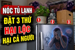 Nóc tủ lạnh đặt 3 thứ hại Lộc hại cả người