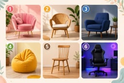 Quiz: Chọn một chiếc ghế bạn muốn ngồi để xem bạn thuộc kiểu người nào