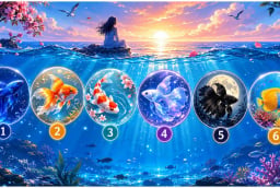 Quiz: Chọn 1 con cá bạn ấn tượng nhất để xem bạn có phải người có nội tâm mạnh mẽ không?