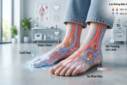 4 dấu hiệu ở bàn chân có thể phản ánh tuần hoàn máu đang gặp vấn đề