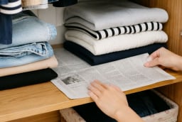 Vì sao nhiều người cho giấy báo vào tủ quần áo? Mẹo nhỏ mà bất ngờ