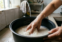 Tại sao nên vo gạo 2 lần trước khi nấu?