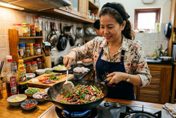 Tại sao xào thịt bò bắt buộc phải dùng lửa to?