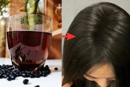 Cách uống nước đậu đen giúp tóc con mọc nhiều, tóc vừa dày vừa đen