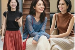 Phụ nữ ngoài 50 tuổi mặc gì mùa hè? 3 kiểu chân váy kết hợp áo đơn giản giúp vẻ ngoài thanh lịch hơn