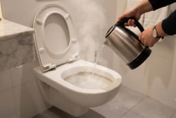 Tại sao bạn nên đun nước sôi đổ vào bồn cầu khách sạn?