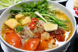 Cách nấu bún sườn chua tại nhà