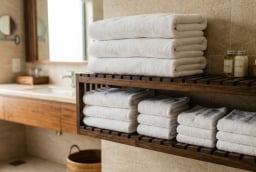 4 loại khăn trong phòng tắm khách sạn: Mỗi loại một công dụng, biết để dùng đúng cách