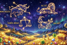 4 cung hoàng đạo may mắn nhất cuối tuần 18 - 19/7: Tài lộc gõ cửa, cơ hội tốt không phải ai cũng gặp