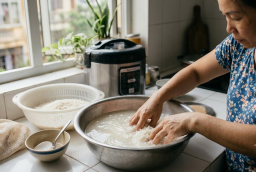 Vo gạo cho thêm thứ này: Mẹo cực hay giúp cơm dẻo ngon, cả ngày không lo bị thiu