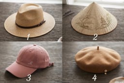 Trắc nghiệm: Chọn 1 chiếc mũ bạn ấn tượng nhất