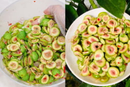 Mẹo làm sung muối xổi, ăn cùng ốc luộc, thịt nướng hay cơm trắng đều ngon