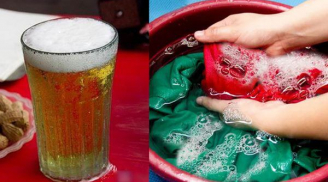 Đổ bia vào quần áo cứ tưởng 'phí của', kết quả khiến ai cũng phải tròn mắt ngạc nhiên