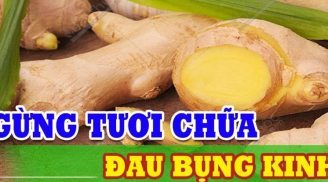 Đau bụng vật vã 'ngày đèn đỏ', cứ dùng gừng tươi là đỡ: Đừng uống thuốc nhiều hại người