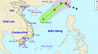 Bão số 11 đã vào Biển Đông, suy yếu thành áp thấp khi tiến vào quần đảo Hoàng Sa