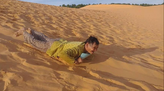 Cụ bà 71 tuổi ở Mũi Né cho thuê ván trượt cát nuôi đứa con bị bệnh tim