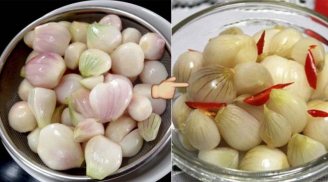 Làm dưa hành khi ăn tết cứ cho thêm một loại gia vị này, đảm bảo ngon giòn không sợ hăng