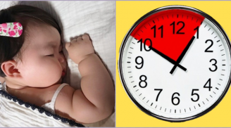 Cho trẻ ngủ đúng giờ theo độ tuổi, tương lai lớn lên thông minh, cao lớn vượt trội
