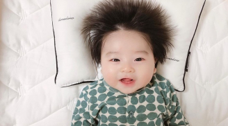 Lý do khiến tóc trẻ sơ sinh bị dựng đứng mẹ cần biết, coi chừng thiếu chất