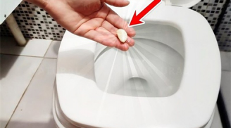 Bỏ một tép tỏi vào bồn cầu trước khi đi ngủ, sáng ra thấy ngay điều bất ngờ