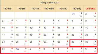 Lịch nghỉ Tết Nguyên đán Nhâm dần 2022 chính thức và quy định về khoản tiền người lao động được nhận trong dịp Tết