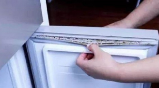 Gioăng tủ lạnh để lâu bám đầy bụi bẩn, bà nội trợ pha hỗn hợp này để lau rửa, tủ sạch bong như mới