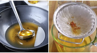 Cách xử lý dầu ăn 'chuẩn bài', vừa tiết kiệm lại không lo tắc nghẽn đường ống