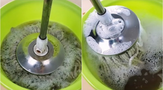 5 cách cực dễ biến cây lau nhà đen hôi thành sạch bong như mới