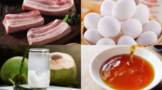 Thịt ba chỉ kho tàu đừng cho ngay vào nồi, làm thêm bước này miếng thịt vàng ươm đẹp mắt, mềm thơm ngon