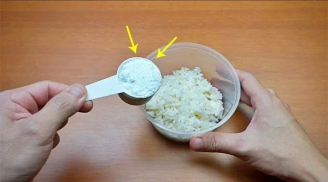 Trộn cơm nguội với bột giặt: Mang lại lợi ích không ngờ, giải quyết cả vấn đề “khó nhằn”