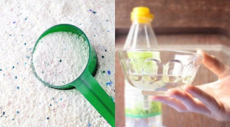 Trộn bột giặt với giấm trắng, giải quyết được nhiều vấn đề, nhiều người tiếc hùi hụi vì đến giờ này mới biết