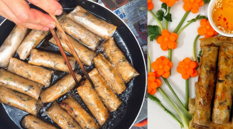 Đầu bếp nhà hàng 5 sao nói: Bỏ thứ này vào chảo, rán nem cái nào cũng giòn rụm, để lâu không ỉu