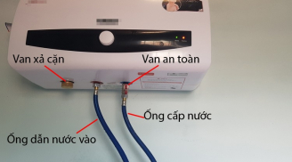 Trên bình nóng lạnh có một “công tắc ẩn”, biết cách mở ra, máy chạy 10 năm vẫn bền