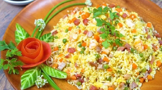 Nếu mê cơm rang bạn nhất định không nên bỏ qua công thức cực ngon này