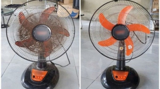 Cách vệ sinh quạt không cần dùng nước hay tháo khung, chỉ 5 phút quạt sạch như mới