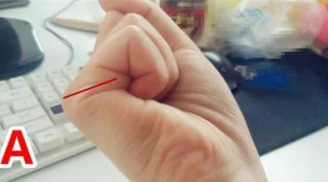 Nắm bàn tay lại, đếm số chỉ tay, đoán vận mệnh: Có người mang số giàu sang, kẻ nghèo mạt kiếp