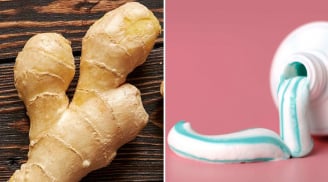 Trộn kem đánh răng với gừng: Mẹo nhỏ mà giải quyết nhiều vấn đề trong nhà